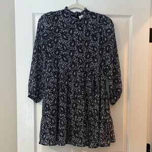 Molly Bracken Navy and White Floral Dress
